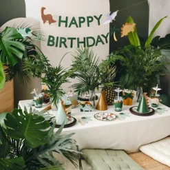 Clearance Party Deco Bannière Happy Birthday Dino (4,5 m)