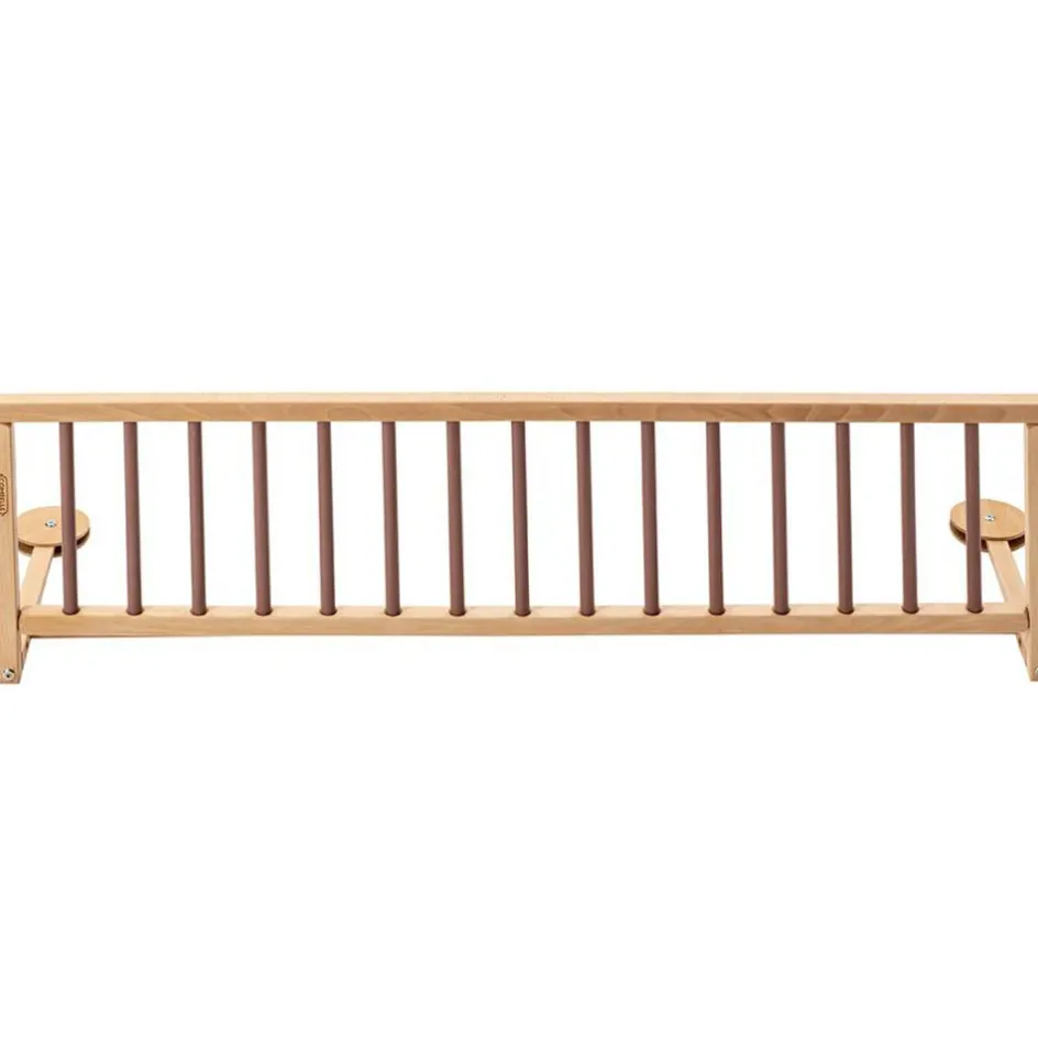 Clearance Combelle Barrière de lit en bois Audrey hydride vieux rose 127 cm