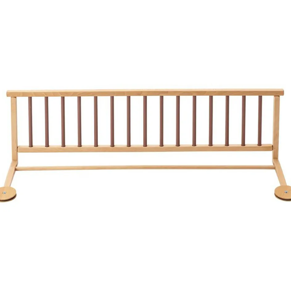 Clearance Combelle Barrière de lit en bois Audrey hydride vieux rose 127 cm