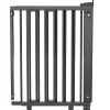 Clearance Geuther Barrière de porte pivotante en bois Noir (58-105 cm)