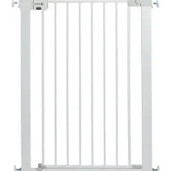 New Safety 1st Barrière de sécurité Easy close ultra-haute métal blanc