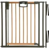 Barrière Easy Lock Wood Plus avec adaptateur escalier (84 à 92 cm)|Geuther