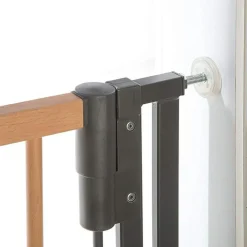 Barrière Easy Lock Wood Plus avec adaptateur escalier (84 à 92 cm)|Geuther