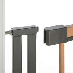 Barrière Easy Lock Wood Plus avec adaptateur escalier (84 à 92 cm)|Geuther