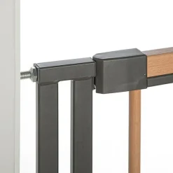 Barrière Easy Lock Wood Plus avec adaptateur escalier (84 à 92 cm)|Geuther