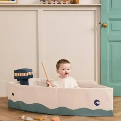 Clearance Kid's Concept Bateau en toile avec kit de pêche Kid's Hub