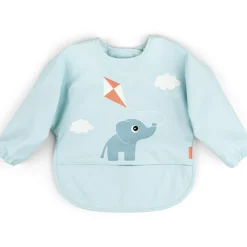 Bavoir à manches avec poche Playground bleu|Done by Deer Outlet