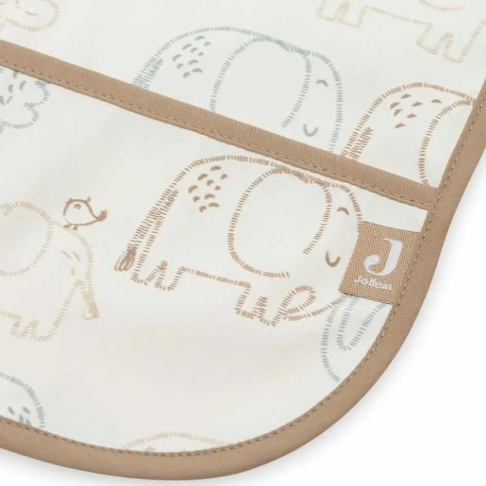 Bavoir à manches imperméable Elephant Tales|Jollein Hot