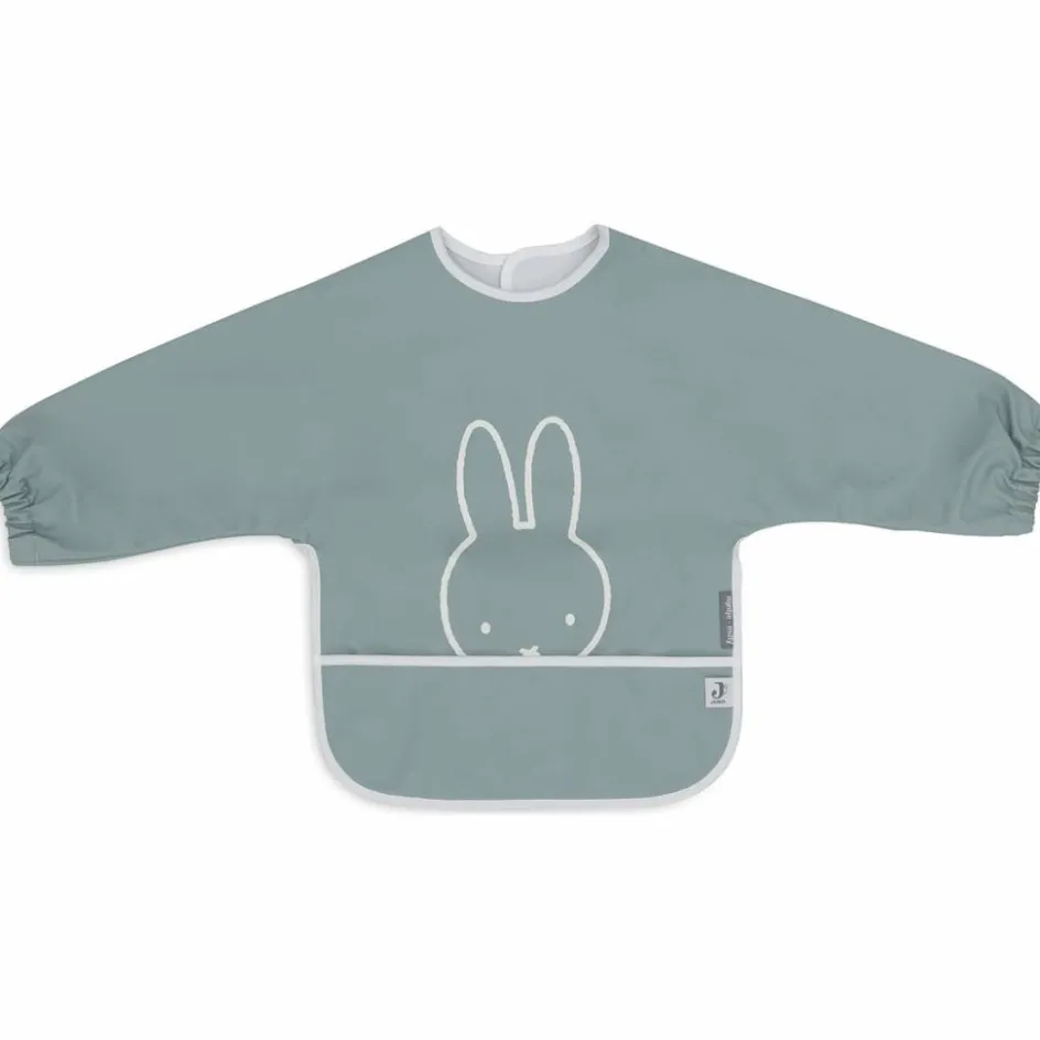 Bavoir à manches imperméable Miffy Peekaboo Sea Green|Jollein Discount
