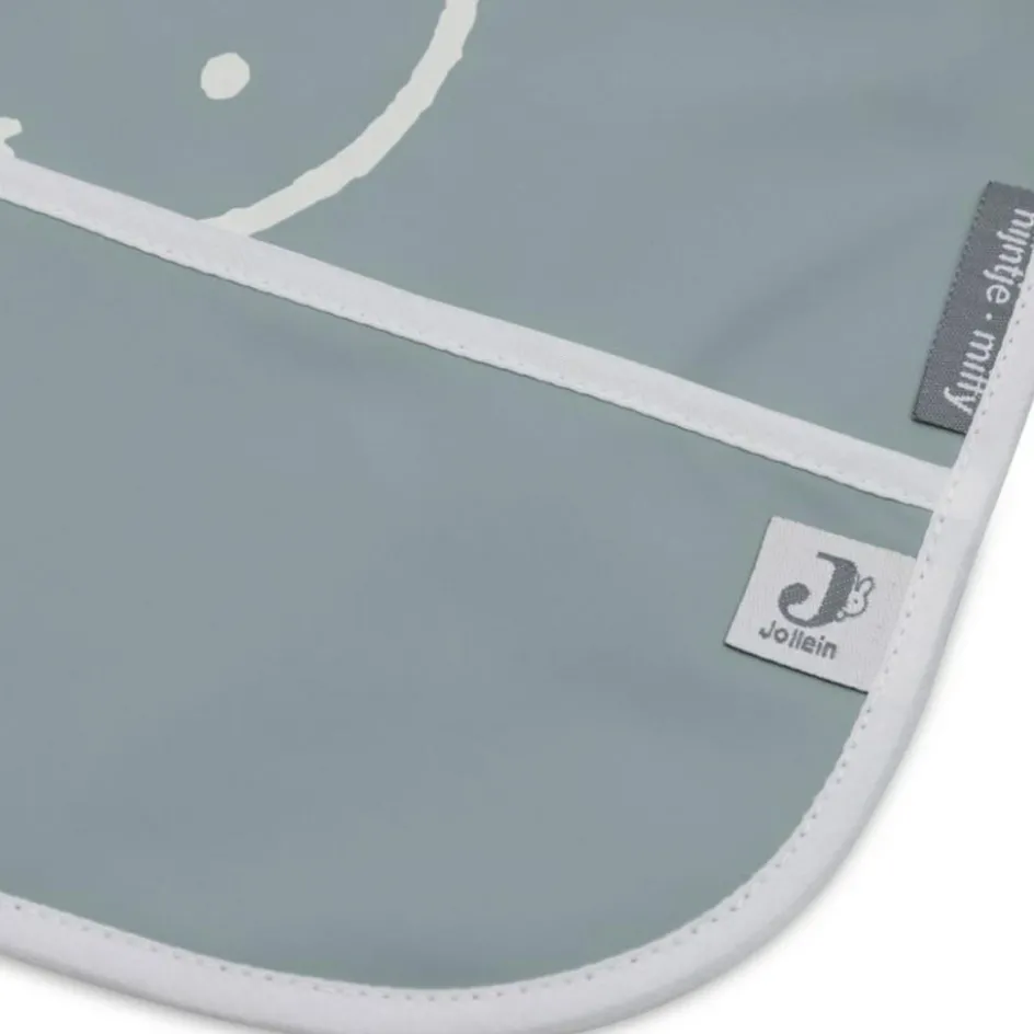 Bavoir à manches imperméable Miffy Peekaboo Sea Green|Jollein Discount