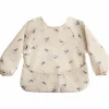 Bavoir à manches longues Whales (6-24 mois)|Mushie Sale