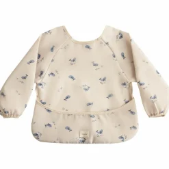 Bavoir à manches longues Whales (6-24 mois)|Mushie Sale