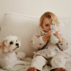 Bavoir à manches longues Whales (6-24 mois)|Mushie Sale