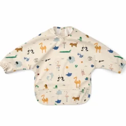 Sale Liewood Bavoir à manches Merle Around the world