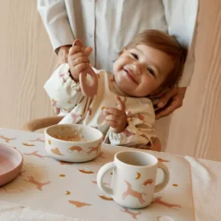 Bavoir à manches Merle Dream Ecru|Liewood Online