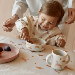 Bavoir à manches Merle Dream Ecru|Liewood Online