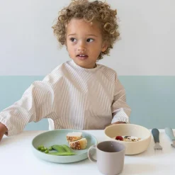 Bavoir à manches Rayures marron|Cam Cam Copenhagen Best