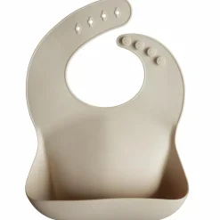 Bavoir à poche en silicone Shifting Sand|Mushie Clearance