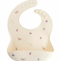 Bavoir à poche en silicone Circus|Mushie Outlet