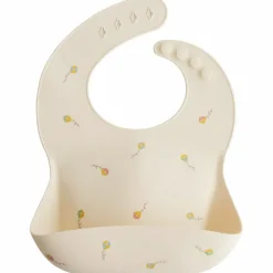 Bavoir à poche en silicone Kite|Mushie Outlet