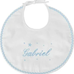 Bavoir de naissance étoile bleu (personnalisable)|ANVIE Clearance