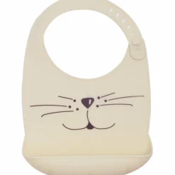Bavoir en silicone Chat Sable|Trois Kilos Sept Best