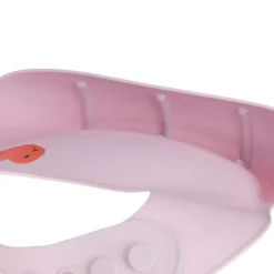 Bavoir en silicone Happy Rascals Coeur lavande|Lässig New