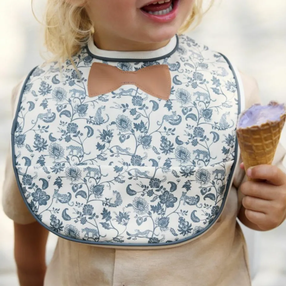 Bavoir Garden Leo Toile Bow|Elodie Details Outlet