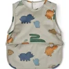 Bavoir imperméable Bria Dinosaurs Mist|Liewood New