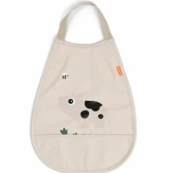 New Done by Deer Bavoir élastique Tiny farm Sable