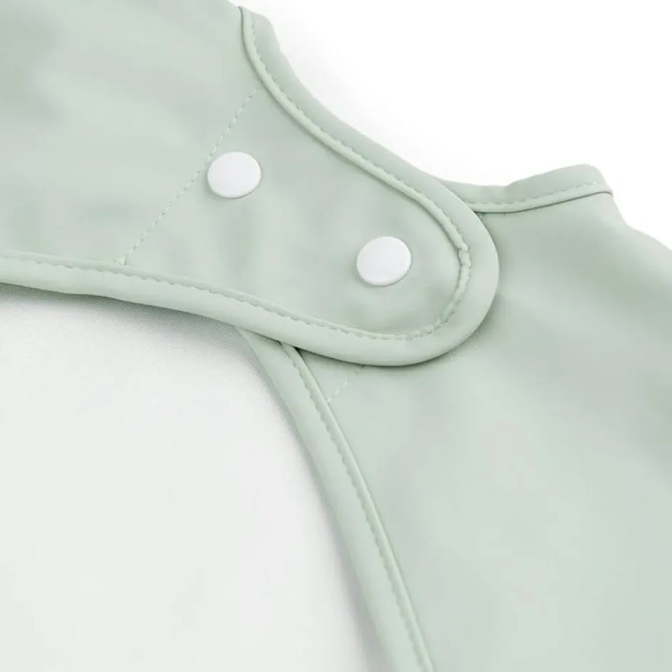 Sale Done by Deer Bavoir manches avec poche Croco Vert