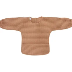 Bavoir manches longues en coton gaufré Cassonade (6-24 mois)|BB & Co Best