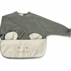 Bavoir manches longues Poppy Moss|Walking Mum