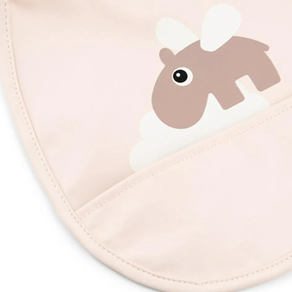 Bavoir petit lot de 2 Happy clouds rose|Done by Deer New
