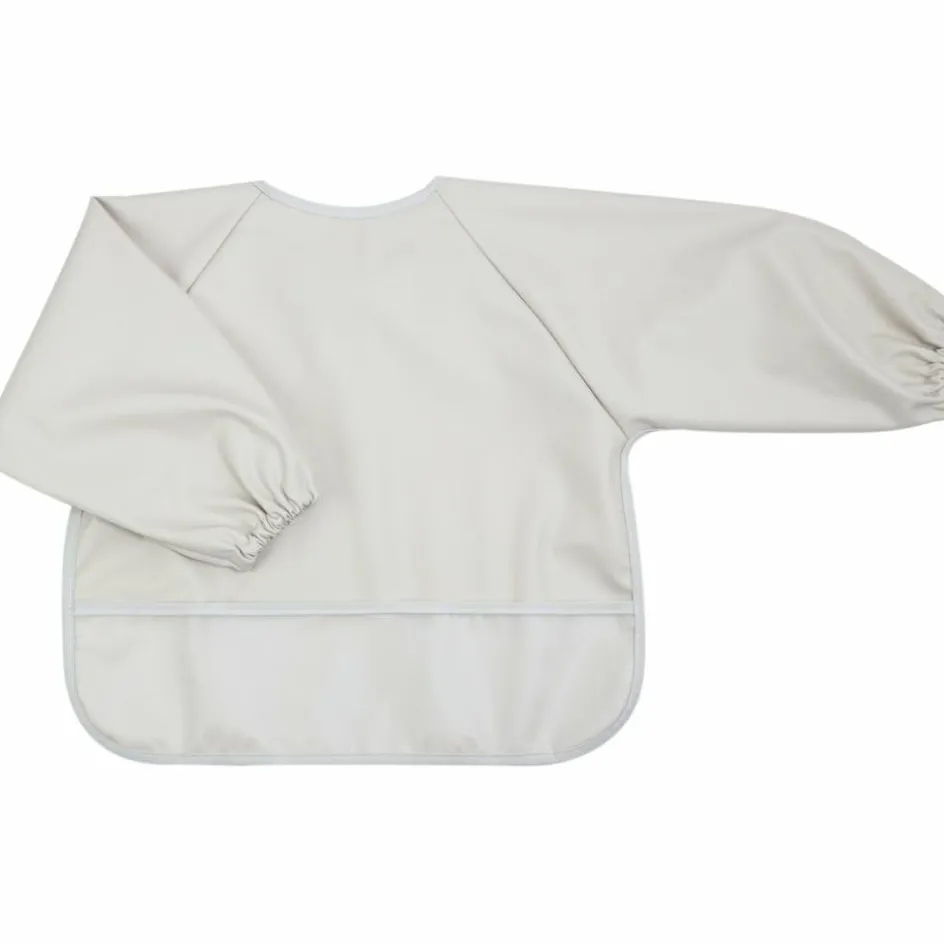 Best Trois Kilos Sept Bavoir plastifié manches longues Sable