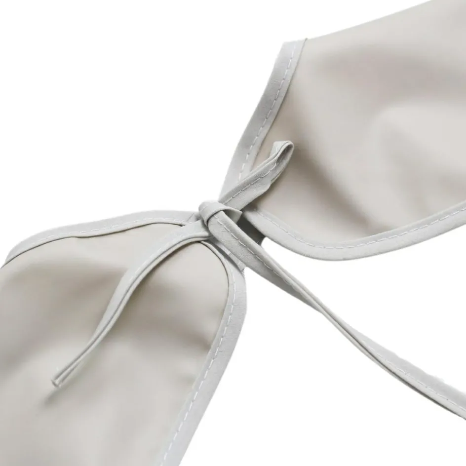 Best Trois Kilos Sept Bavoir plastifié manches longues Sable