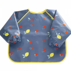 Outlet Trois Kilos Sept Bavoir plastifié manches longues Fruits