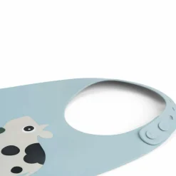 Bavoir silicone Dotti Bleu|Done by Deer New
