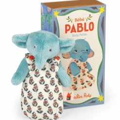 Bébé Pablo L'éléphant Les Minouchkas (14,5 cm)|Moulin Roty Discount