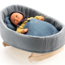 Berceau à bascule pour poupon Blue Dream|Djeco Sale