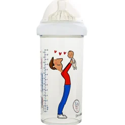 Biberon anti colique Papa-bébé by Soledad (360 ml)|Le Biberon Français Hot