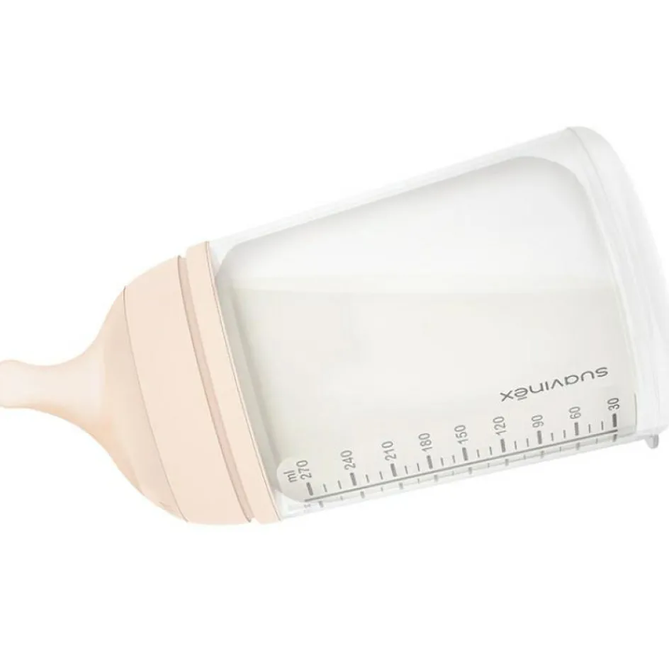 New Suavinex Biberon anti-colique débit moyen Zerø.Zerø (270 ml)