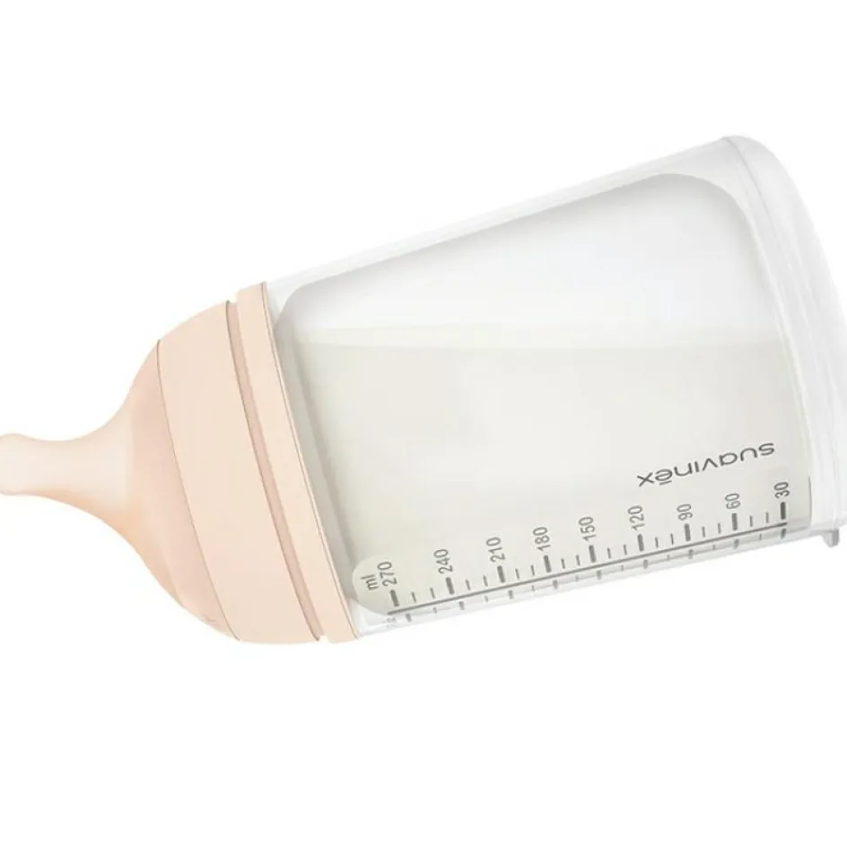 New Suavinex Biberon anti-colique débit lent Zerø.Zerø (180 ml)