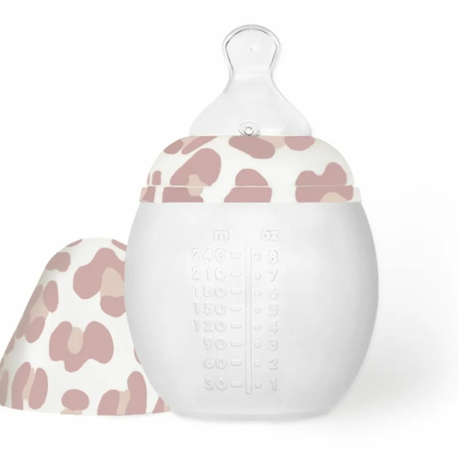 Outlet Elhée Biberon anti-colique en silicone Graouu Pink (240 ml)