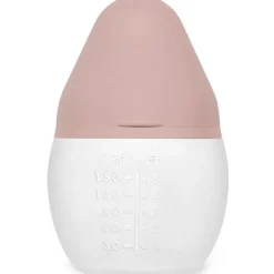 Hot Elhée Biberon anti-colique en silicone Blush (150 ml)