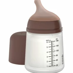 Biberon anti-colique Zerø.Zerø - Débit Lent - S Deep (180 ml)|Suavinex Hot