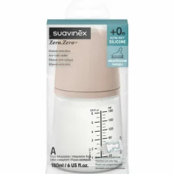 Online Suavinex Biberon anti-colique Zerø.Zerø - Taille unique Spécial Allaitement - A Medium (180 ml)