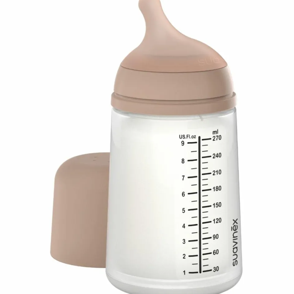 Biberon anti-colique Zerø.Zerø - Débit Moyen - M Medium (270 ml)|Suavinex New
