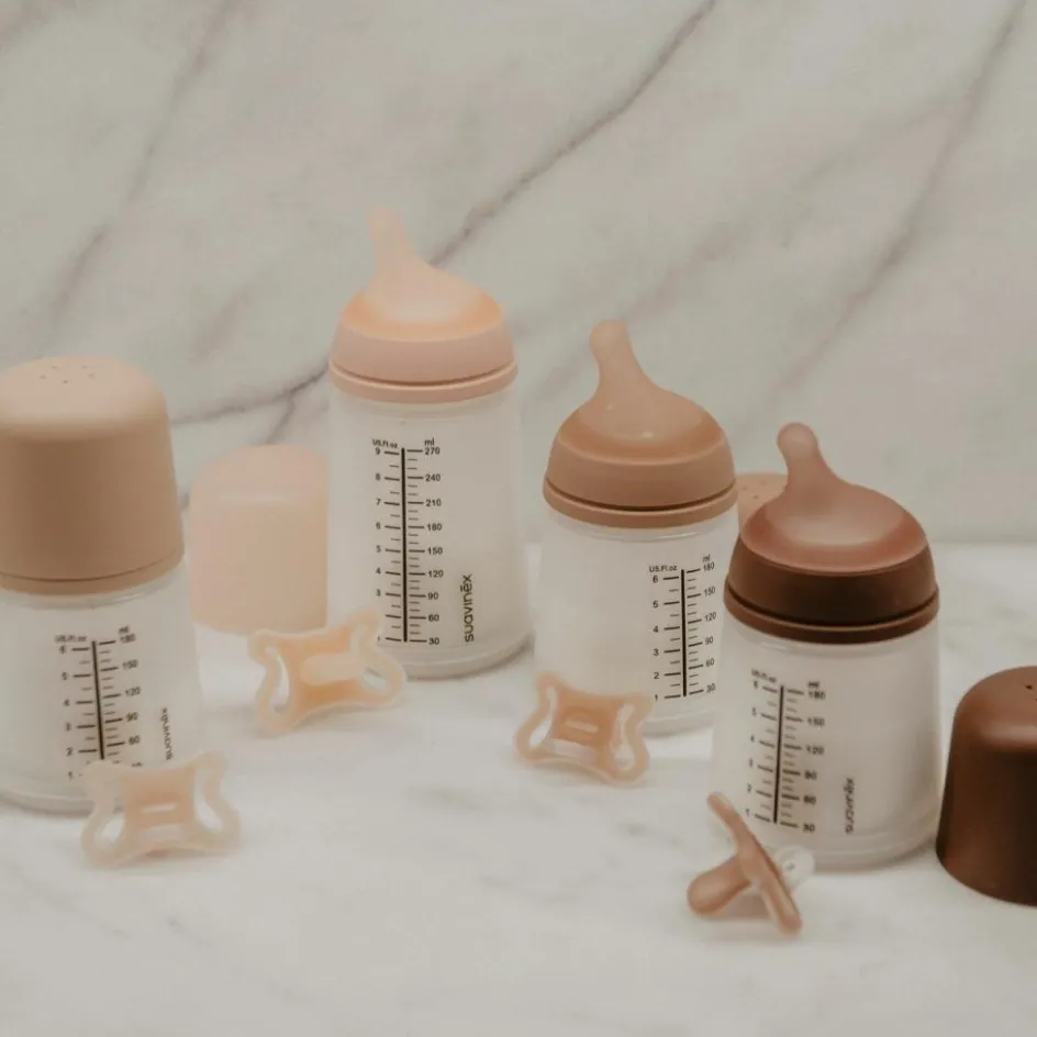 Biberon anti-colique Zerø.Zerø - Débit Moyen - M Medium (270 ml)|Suavinex New