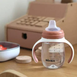 Biberon d'apprentissage 2 en 1 terracotta (210 ml)|Béaba Sale